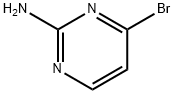 2-氨基-4-溴嘧啶 结构式