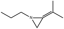 Aziridine, 2-(1-methylethylidene)-1-propyl- (9CI) 结构式