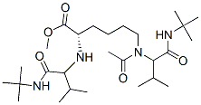 L-Lysine, N6-acetyl-N2,N6-bis[1-[[(1,1-dimethylethyl)amino]carbonyl]-2-methylpropyl]-, methyl ester (9CI) 结构式