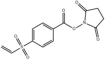 1-[[4-(乙烯基磺酰基)苯甲酰基]氧基]-2,5-吡咯烷二酮,343934-41-8,结构式