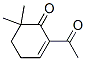 2-Cyclohexen-1-one, 2-acetyl-6,6-dimethyl- (9CI),343950-33-4,结构式