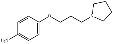 4-(3-(吡咯-1-基)丙氧基)苯胺, 343965-79-7, 结构式