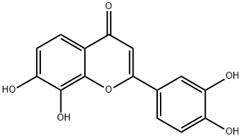 3',4',7,8-TETRAHYDROXYFLAVONE Structure