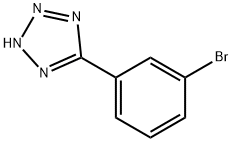 5-(3-溴苯基)-1H-四氮唑 结构式