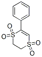 2,3-Dihydro-5-phenyl-1,4-dithiin 1,1,4,4-tetraoxide Struktur