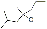 Oxirane,  3-ethenyl-2-methyl-2-(2-methylpropyl)- Structure