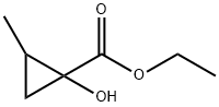 Cyclopropanecarboxylic acid, 1-hydroxy-2-methyl-, ethyl ester (9CI) Structure