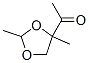 Ethanone, 1-(2,4-dimethyl-1,3-dioxolan-4-yl)- (9CI) Structure
