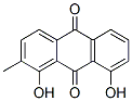 1,8-Dihydroxy-2-methyl-9,10-anthraquinone Struktur