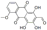 9,10-Dihydro-1,3,4-trihydroxy-5-methoxy-9,10-dioxoanthracene-2-carbaldehyde|