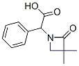 1-Azetidineacetic  acid,  3,3-dimethyl-2-oxo--alpha--phenyl- Structure