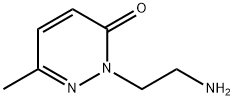 3(2H)-Pyridazinone, 2-(2-aminoethyl)-6-methyl- (9CI) Structure