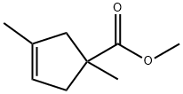 3-Cyclopentene-1-carboxylicacid,1,3-dimethyl-,methylester(9CI) Struktur