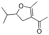 Ethanone, 1-[4,5-dihydro-2-methyl-5-(1-methylethyl)-3-furanyl]- (9CI) Struktur