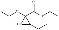 2-Aziridinecarboxylicacid,2-ethoxy-3-ethyl-,ethylester(9CI),344298-48-2,结构式