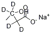 SodiuM R-3-Hydroxybutyrate-d4 Struktur