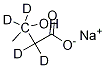 SodiuM R-3-Hydroxybutyrate-d4 化学構造式