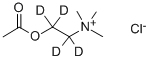 氯化乙酰胆碱-D4氘代, 344298-94-8, 结构式