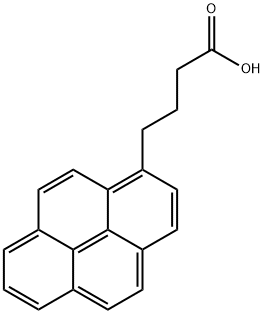 1-ピレン酪酸 化学構造式