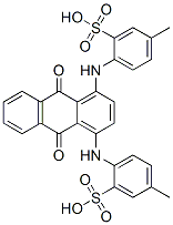 2,2'-[(9,10-Dihydro-9,10-dioxo-1,4-anthracenediyl)diimino]bis[5-methylbenzenesulfonic acid] Struktur