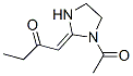 Imidazolidine,  1-acetyl-2-(2-oxobutylidene)-  (9CI) Structure