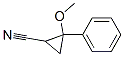 Cyclopropanecarbonitrile, 2-methoxy-2-phenyl- (9CI) Struktur