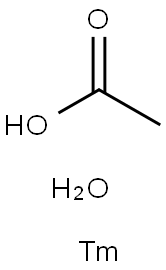 乙酸铥(III)四水,34431-47-5,结构式