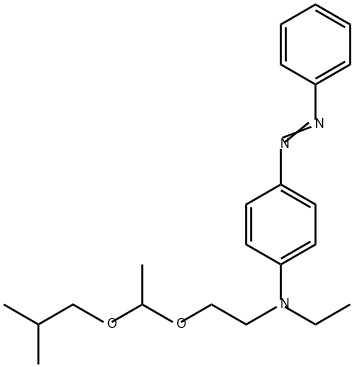 N-ethyl-N-[2-[1-(2-methylpropoxy)ethoxy]ethyl]-4-(phenylazo)aniline Structure