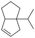 Pentalene, 1,2,3,3a,4,6a-hexahydro-3a-(1-methylethyl)- (9CI) Struktur