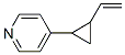 Pyridine, 4-(2-ethenylcyclopropyl)- (9CI) Structure