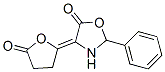 5-Oxazolidinone,  4-(dihydro-5-oxo-2(3H)-furanylidene)-2-phenyl- 化学構造式