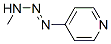 Pyridine, 4-(3-methyl-1-triazenyl)- (9CI) 结构式