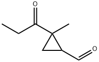 Cyclopropanecarboxaldehyde, 2-methyl-2-(1-oxopropyl)- (9CI),344353-19-1,结构式