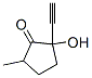 Cyclopentanone, 2-ethynyl-2-hydroxy-5-methyl- (9CI) Structure