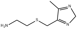 Ethanamine,  2-[[(5-methyl-2H-imidazol-4-yl)methyl]thio]- 结构式