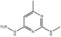4(1H)-Pyrimidinone,6-methyl-2-(methylamino)-,hydrazone(9CI)|
