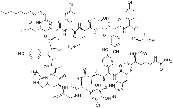 恩拉霉素A,34438-27-2,结构式