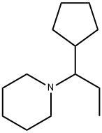 Piperidine, 1-(1-cyclopentylpropyl)- (9CI),344396-09-4,结构式