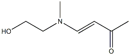 3-Buten-2-one, 4-[(2-hydroxyethyl)methylamino]-, (3E)- (9CI) Structure