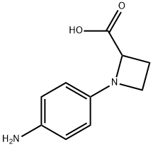 1-(4-AMINOPHENYL)-2-AZETIDINECARBOXYLIC ACID,344405-52-3,结构式