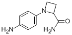 1-(4-AMINOPHENYL)-2-AZETIDINECARBOXAMIDE Structure
