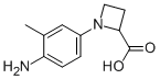 1-(4-AMINO-3-METHYLPHENYL)-2-AZETIDINECARBOXYLIC ACID Structure