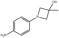1-(4-氨基苯基)-3-甲基氮杂环丁烷-3-醇,344405-83-0,结构式