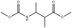 Butanoic  acid,  3-[(methoxycarbonyl)amino]-2-methyl-,  methyl  ester 结构式