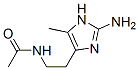 Acetamide,  N-[2-(2-amino-5-methyl-1H-imidazol-4-yl)ethyl]-  (9CI),344407-69-8,结构式