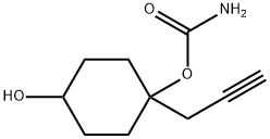 1,4-Cyclohexanediol,1-(2-propynyl)-,1-carbamate(9CI) 化学構造式
