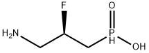 P-[(2R)-3-amino-2-fluoropropyl]Phosphinic  acid Structure