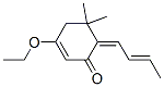 2-Cyclohexen-1-one,6-(2E)-2-butenylidene-3-ethoxy-5,5-dimethyl-,(6Z)-(9CI) 化学構造式