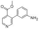 3-(3-Aminophenyl)-4-pyridinecarboxylicacidmethylester 结构式