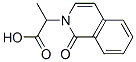2(1H)-Isoquinolineacetic  acid,  -alpha--methyl-1-oxo- Structure